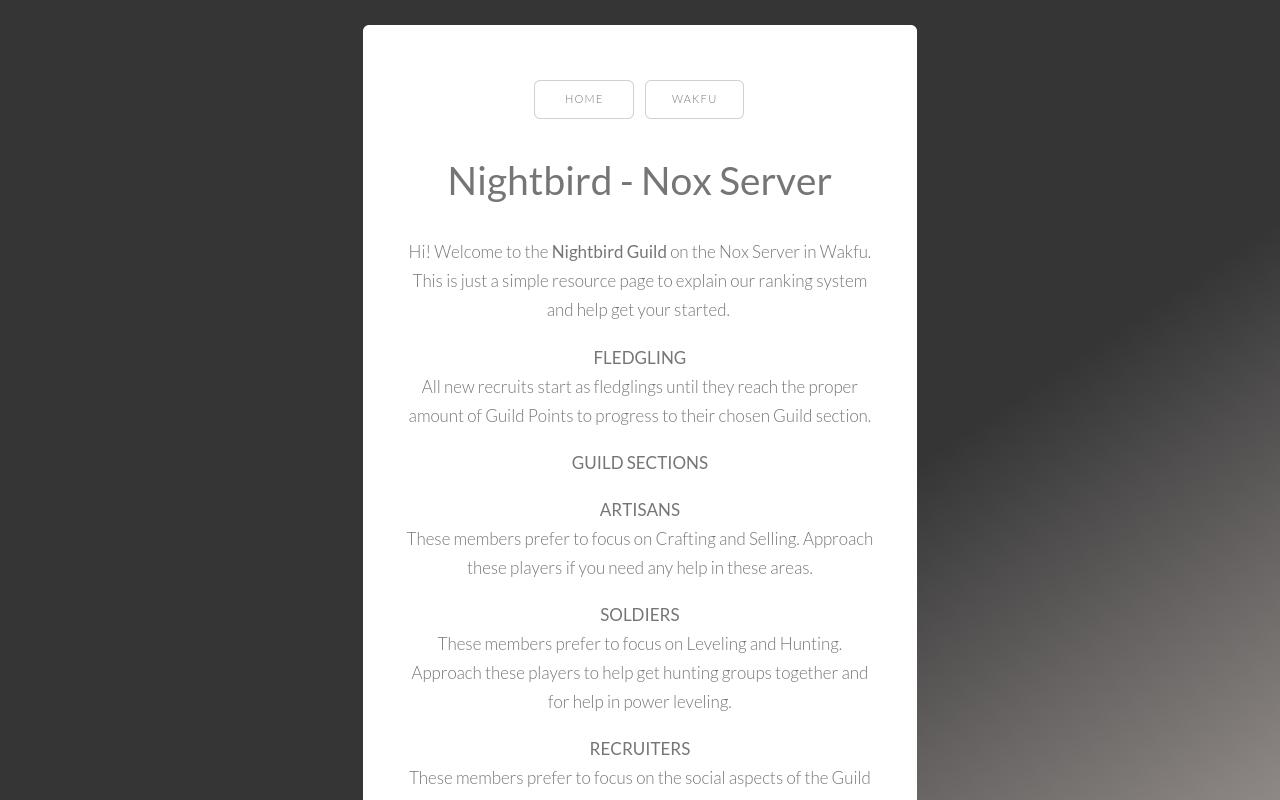 Carrd profile picture for @nightbird